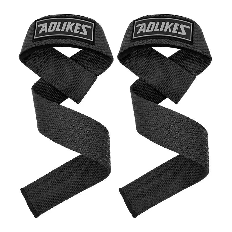 AOLIKES Weightlifting Wrist Straps Strength Training Adjustable Non-slip Gym Fitness Lifting Strap Wrist Support Grip Band Zen fit plus