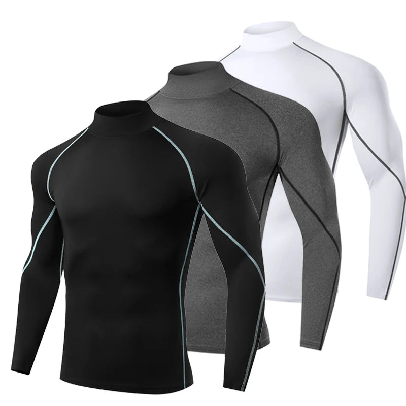 Men Running T shirt Quick Dry Bodybuilding Sport Shirt Long Sleeve Compression Top  Fitness Tight Rashgard Gym T-Shirt Men Zen fit plus
