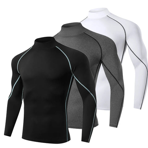 Men Running T shirt Quick Dry Bodybuilding Sport Shirt Long Sleeve Compression Top  Fitness Tight Rashgard Gym T-Shirt Men Zen fit plus
