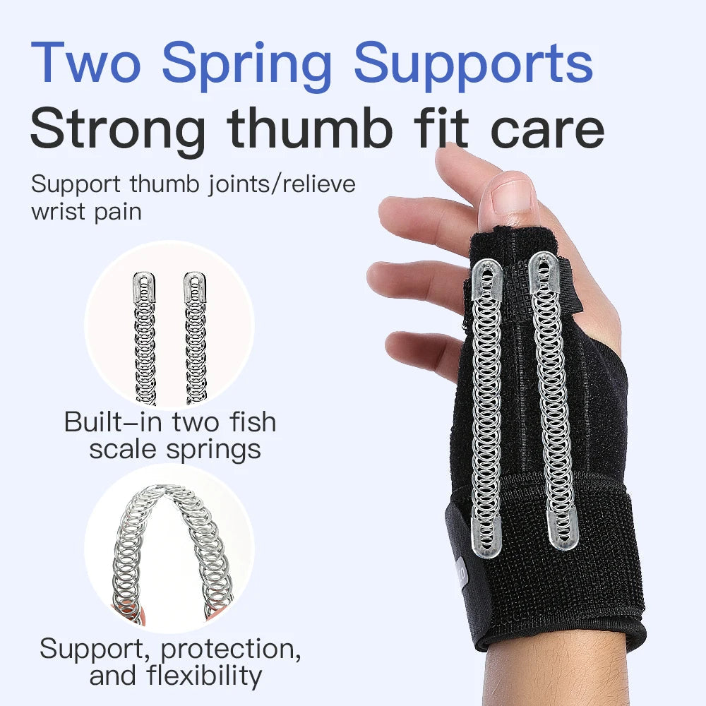 1PC Flexible Splint Wrist Thumb Support Brace for Tendonitis Arthritis Breathable Thumb Protector Guard Fits Right and Left Hand Zen Fit Plus