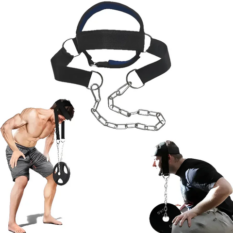 Head Neck Training Harness Body Strengh Exercise Cervical Spine Strap Adjustable Power Gym Fitness Weight Bearing Cap - Zen Fit Plus