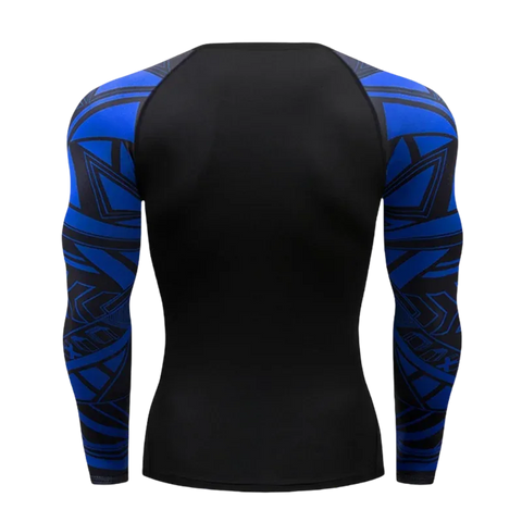 Gym Compression Dry Fit Men's Long Sleeves Fitness T-shirt Spring And Autumn Outdoor Sports Running Tees Sportswear Tops T-shirt - Zen Fit Plus