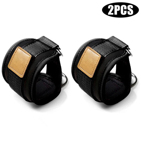Fitness Ankle Straps Adjustable D-Ring Foot Support Cuffs Gym Leg Strength Workouts Pulley With Buckle Sports Feet Guard Zen fit plus