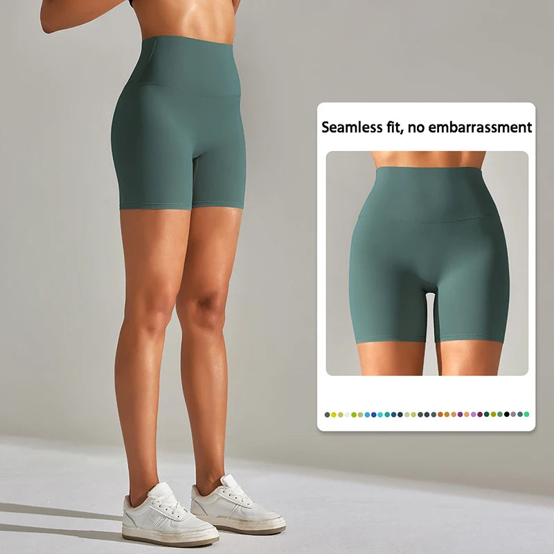 Yoga Shorts Women Fitness Shorts Running Cycling Shorts Breathable Sports Leggings High Waist Summer Workout Gym Shorts Zen fit plus