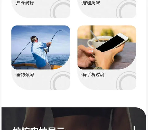 Unisex Wrist Guard Band Brace Support Wrist Support Fitness Training Gym Strap Sports Pain Relief Wrap Bandage Protective Gear - Zen Fit Plus