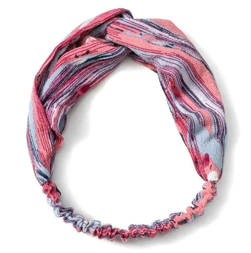 Fashion Women Girls Summer Bohemian Hair Bands Print Headbands Vintage Cross Turban Bandage Bandanas HairBands Hair Accessories Zen Fit Plus