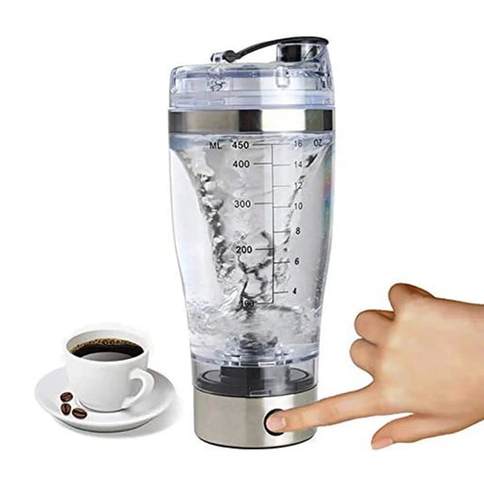 450/600ml  Electric Mixing Cup Portable Protein Powder Shaker Bottle Mixer For Travel Home Office Kitchen Tools Zen fit plus