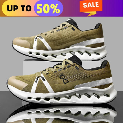 AIR Men Sports Running Shoes Casual Marathon Sneakers Breathable Lightweight Comfort Brand Men Athletic Tenis Walking Sneakers