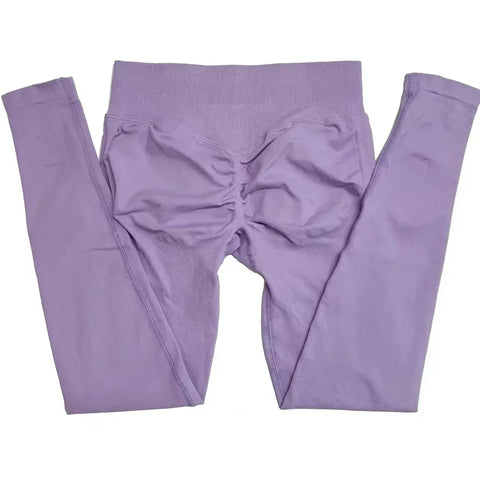 Impact Leggings Women Seamless Yoga Legging Scrunch Bum Gym Legging Workout Yoga Pants Low Waistband Sports Tights - Zen Fit Plus