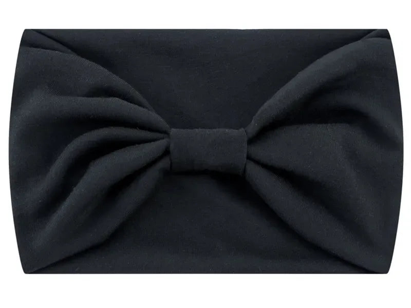 Head Band Women Hair Accessories Solid Wide Headband Bowknot Turbans Wash Face Make-up Hair Band Sports Running Yoga Headbands - Zen Fit Plus
