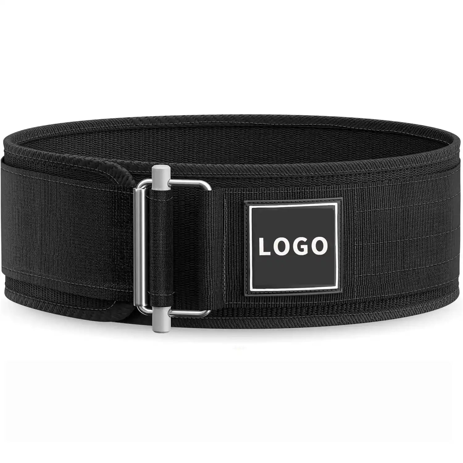 Self-locking Buckle Weightlifting Belt Fitness Adjustable Nylon Gym Workout Belts Deadlifting Squatting Lifting Back Support Zen Fit Plus