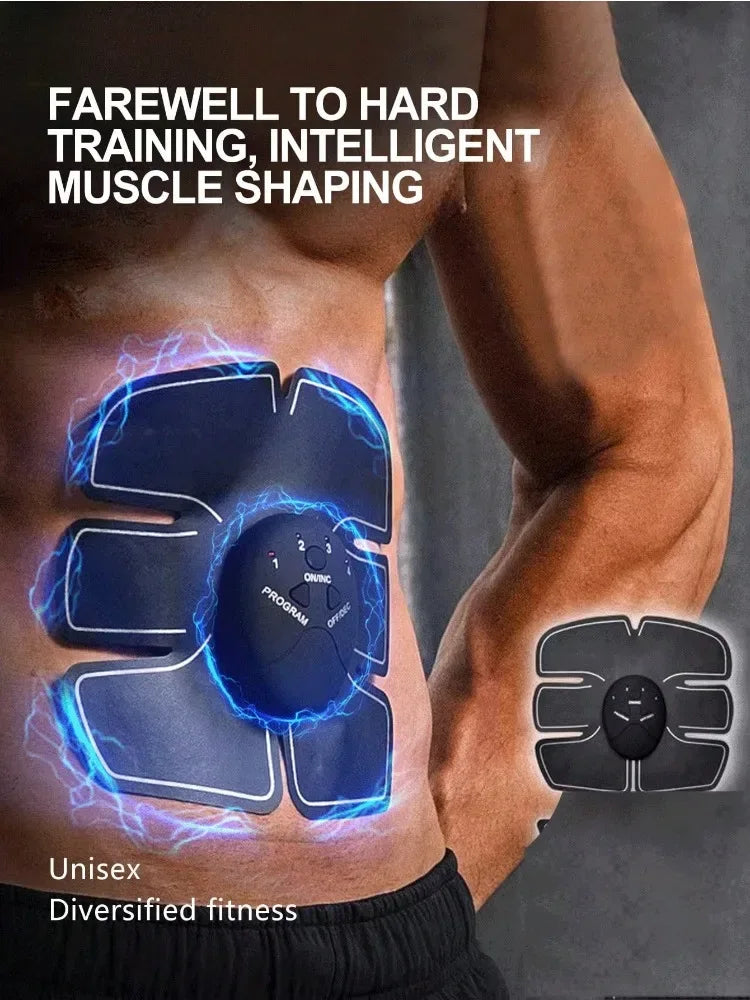 EMS Abdominal Muscle Patch Fitness Abdominal Massage Instrument Home Fitness Equipment Abdominal Fitness Instrument - Zen Fit Plus