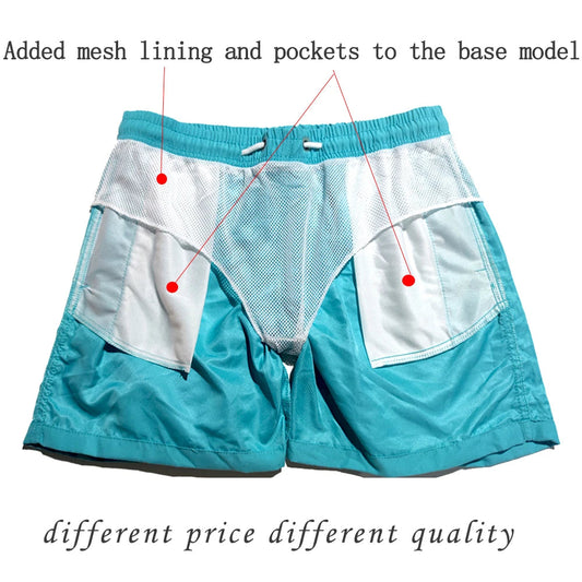 Men's Swim Shorts Swim Trunks Quick Dry Board Shorts Bathing Suit Breathable Drawstring With Pockets for Surfing Beach Summer Zen fit plus