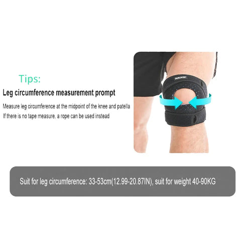 AOLIKES 1PC Patella Knee Brace Knee Compression Sleeve Support for Women Men Knee Pain Arthritis Pain Sport Knee Guard Knee Pads Zen Fit Plus