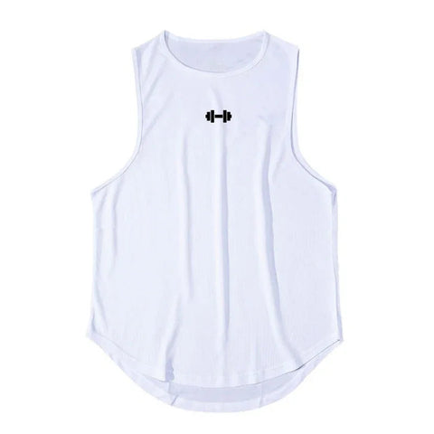 Summer Men's Running Vest Gym Tank Tops Fitness Clothing Quick-drying Loose Bodybuilding Sleeveless Shirt Basketball Singlets Zen fit plus