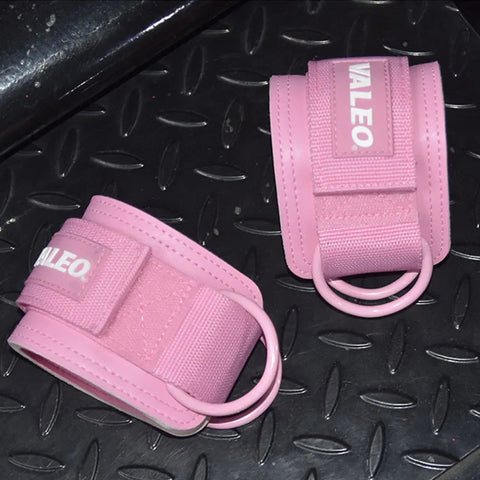 1Pcs Leather Fitness Ankle Straps Adjustable D-Ring Foot Support Cuffs Gym Leg Strength Workouts Pulley Buckle Sports Feet Guard Zen fit plus