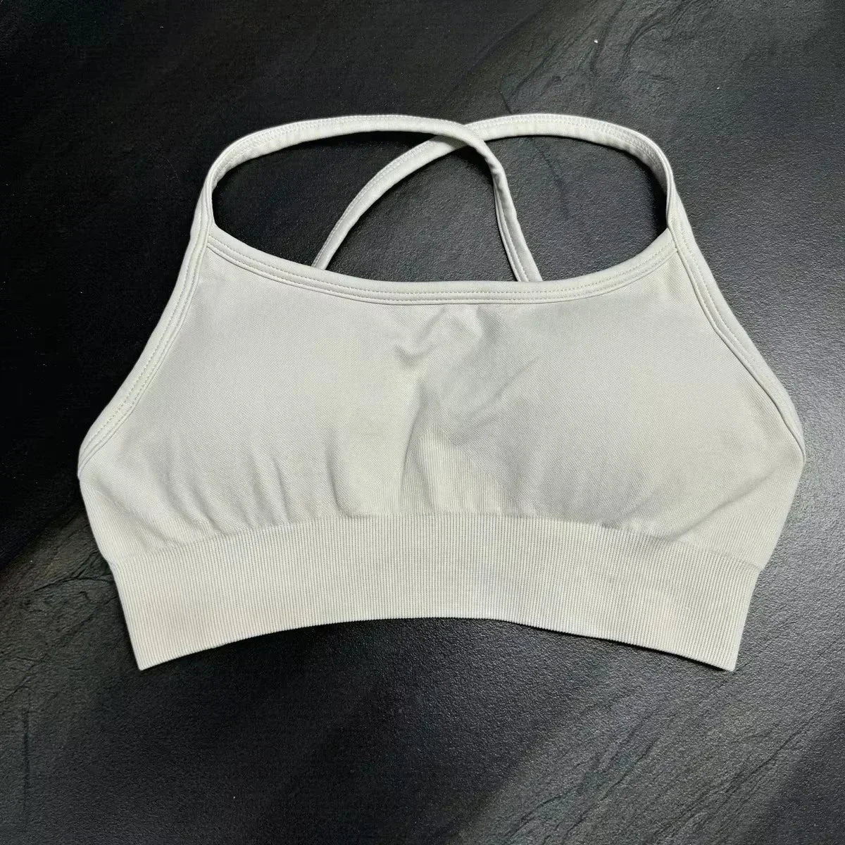 Dynamic Backless Sports Bra Women Seamless Yoga Top Bra Medium Support Padded Gym Crop Top Stretchy Fitness Sports Top Zen fit plus