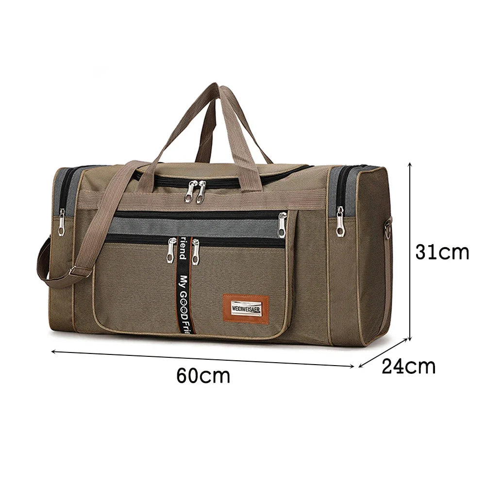 Oxford Dry Wet Separation Bags Large Capacity Portable Gym Bags Multifunctional Wear-resistant Side Zippers for Travel Swimming Zen fit plus
