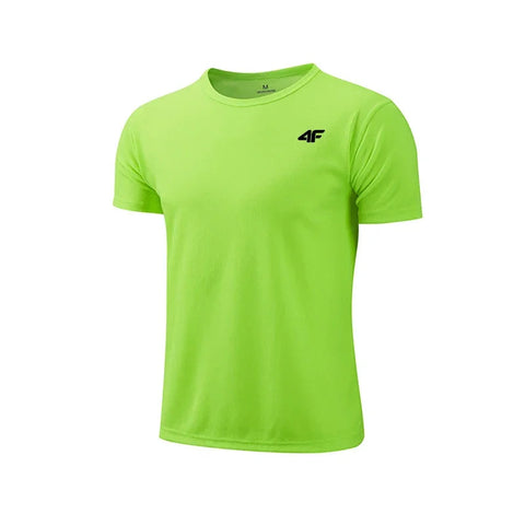 Men's Summer Exercise Trainning T-shirt High Quality Breathable Quick Dry Short Sleeved Top Marathon Gym Fitness Basketball Tees Zen fit plus
