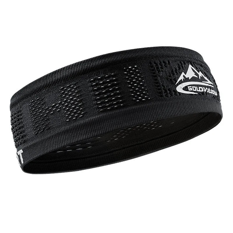 Sports Headband Cycling Headwear Men Women Elastic No Slip Band Basketball Gym Fitness Tennis Sun Protection Hat Unisex Zen fit plus