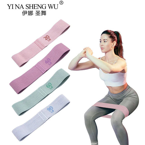 Fabric Resistance Hip Booty Bands Glute Thigh Elastic Workout Bands Squat Circle Stretch Fitness Strips Loops Gym Yoga Equipment Zen fit plus