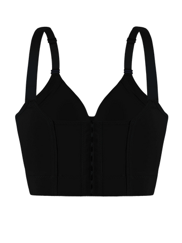 Western sizes of underwear  with steel rims, gathered together to prevent sagging, sporty and beautiful back, deep V-bra Zen Fit Plus
