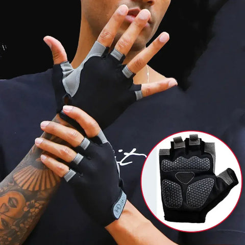 Weightlifti Gym Gloves Fitness Training Fingerless Women Men Bodybuilding Exercise Sports Gloves Cycling Anti Slip Breathable - Zen Fit Plus