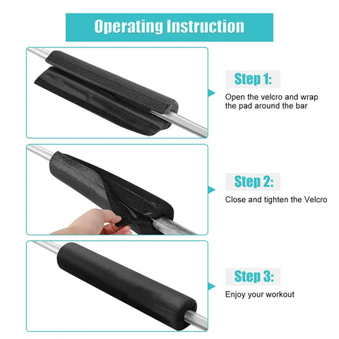 Fitness Barbell Pad Squat Weight Lifting Foam Neck Shoulder Protector Gym Equipment Hip Thrust Pads For Sport Cover Protection - Zen Fit Plus