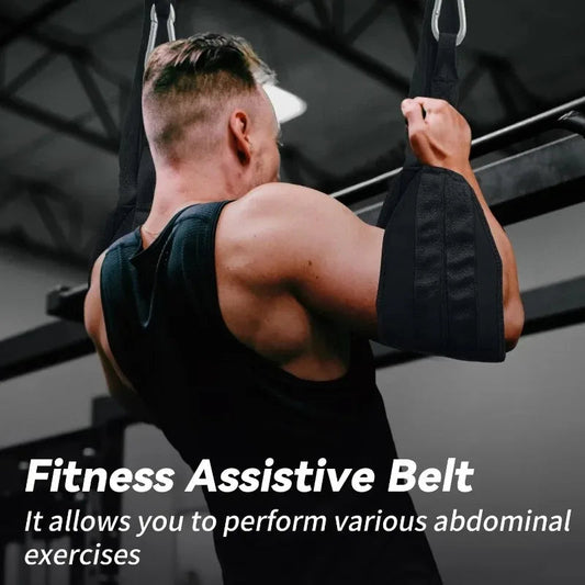 Fitness AB Sling Straps Suspension Rip-Resistant Heavy Duty A Pair for Pull Up Bar Hanging Leg Raiser Gym Home Fitness Equipment Zen Fit Plus