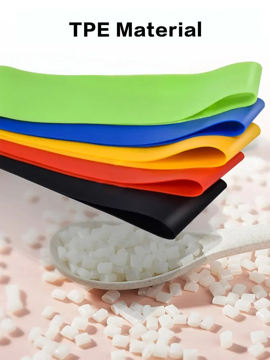 Resistance Bands.Elastic Band,Stretch Bands for Working Out Women or Men,Exercise Bands Set for Physical Therapy,Yoga,Pilates - Zen Fit Plus