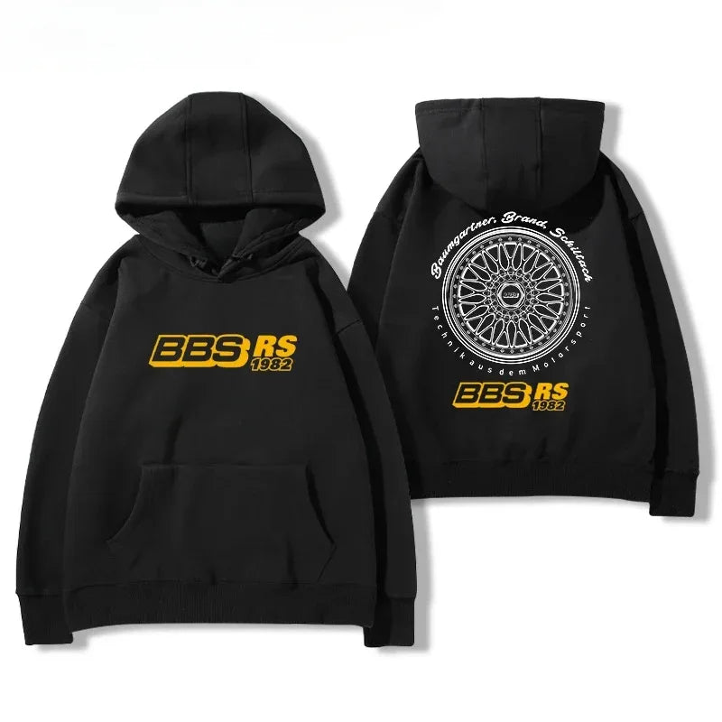 2024bbs Wheel Printed Hoodie Men's and Women's Car Modification Culture Four Seasons All Loose Casual Jacket Breathable Light - Zen Fit Plus