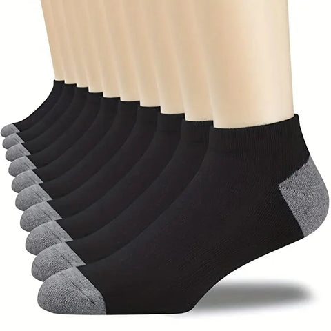 20/10/6/5/4/3/1pairs Men's Fashion Cotton Breathable Comfortable Ankle Socks, Men's Summer Socks Zen fit plus