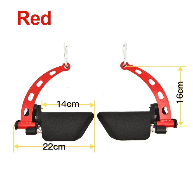 Fitness Rowing Attachment Gym Biceps Triceps Blaster Handle Press Down Grips Hand Lat Pull Down Pulley Cable Machine Accessories - Zen Fit Plus
