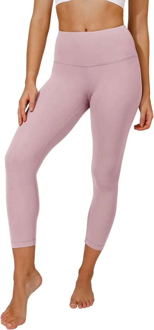 High Waist Ultra Soft Lightweight Capris - High Rise Yoga Pants