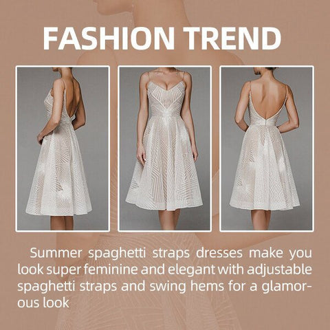 Silky Spaghetti Strap Dress for Effortless Elegance