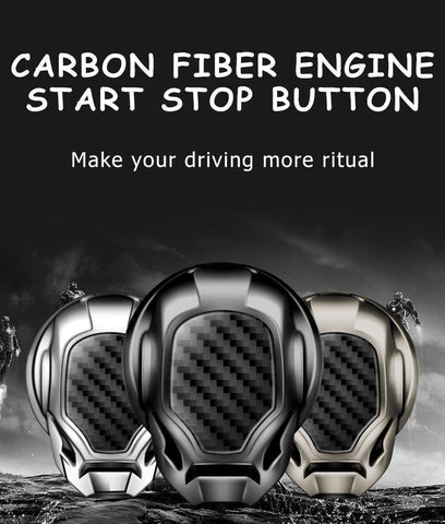 Sleek Car Start Stop Button Cover