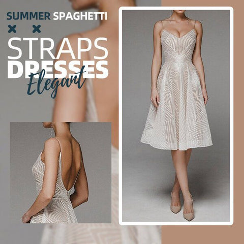 Silky Spaghetti Strap Dress for Effortless Elegance