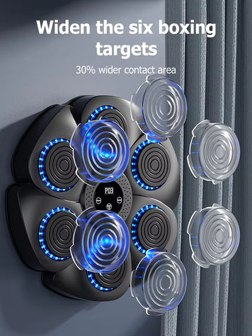 Smart Bluetooth Wall Mounted Boxing Trainer for Home Gym