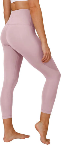 High Waist Ultra Soft Lightweight Capris - High Rise Yoga Pants