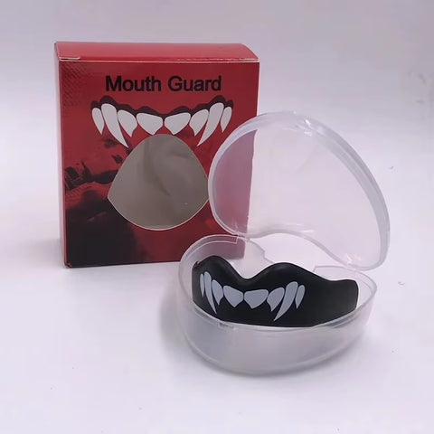 Mouth Guard Sports- Teeth 3D Technology Double Layer Mouth Guard Perfect Fit Adults with Case - Boil & Bite Mouth