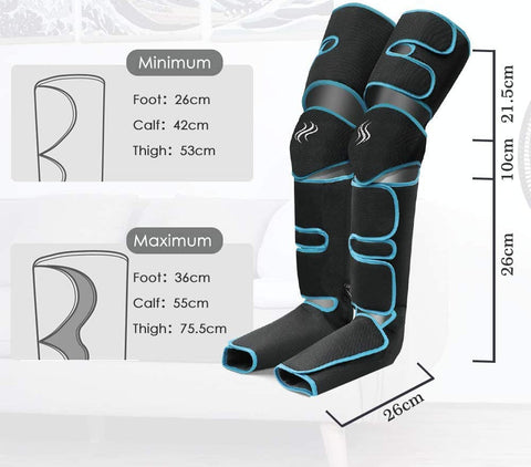 Leg Compression Therapy & Massager Wrap- Sports Leg Compression Sleeve